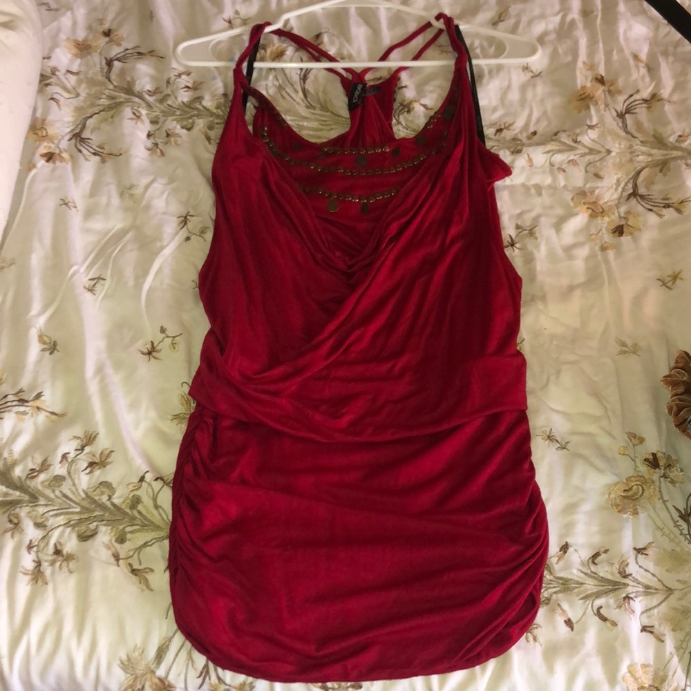 Red Bebe dress